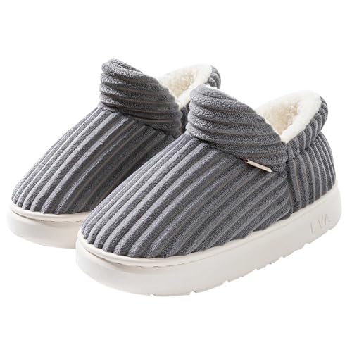 Hausschuhe Damen Plüschtier Nicht Rutsch Slippers Leichte Weiche With Memory Foam Filzpantoffeln Slip-On Gästehausschuhe Herbst/Winter Für Drinnen Und Draußen von Generisch