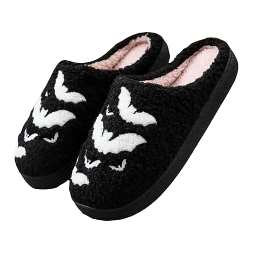 Hausschuhe Damen Plüschtier Rutschfeste Slippers Weicher Bequeme With Memory Foam Schlapfen Niedliche Gästehausschuhe Drinnen Und Draußen Im Herbst Und Winter von Generisch