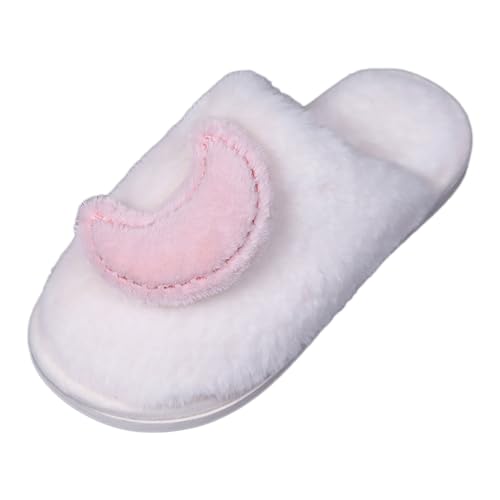 Hausschuhe Damen Plüschtier Rutschfeste Sohle Slippers Elegant Komfort With Memory Foam Wärmeschuhe Leise Gästehausschuhe Im Herbst Und Winter Für Innen Außen von Generisch