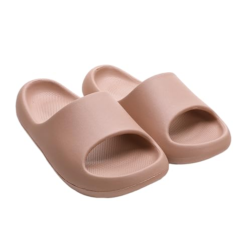 Hausschuhe Damen Sommer Offen Weich - Pantoffeln Herren Extra Weit Unisex Spa-Slipper Paare Duschschuhe Bequem Wolkenslipper Leicht Slides Casual Badeschuhe Schnell Trocknend Badepantoletten von Generisch