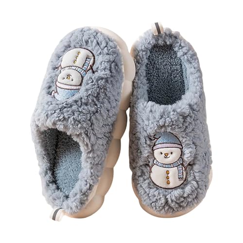 Hausschuhe Damen Weihnachten Slipper Kuschel Plüsch Pantoffeln Frauen Warme Flauschige Hauspantoffeln Rutschfest Gefüttert Slippers Indoor Outdoor Winterpantoffeln Damenhausschuhe Plüschhausschuh von Generisch