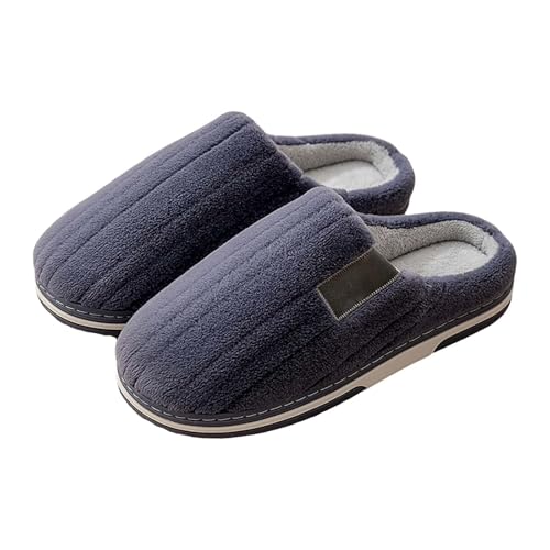 Hausschuhe Damen Winter Feste Sohle Hausschuhe-Damen Geschlossen Warm Filzhausschuhe Breite Füße Winterhausschuhe Thermo Plüschhausschuhe rutschfest Hausschlappen Flauschig Pantoletten Bequeme von Generisch