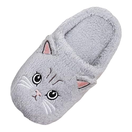 Hausschuhe Damen Winter Flache Plüsch Pantoffeln rutschfeste Unisex Warm Hausschlappen Filzpantoffeln Filzhausschuhe Frauen Clogs Slipper Wohnschuhe Für Drinnen Und Draußen von Generisch