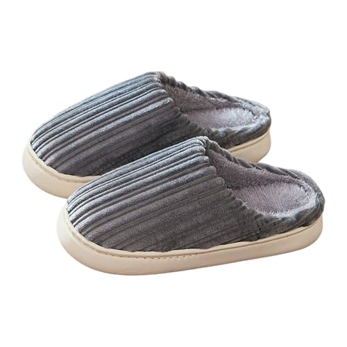 Hausschuhe Damen Winter Plüsch Pantoffeln rutschfeste Pantoletten Warm Hausschlappen Filzpantoffeln Filzhausschuhe Frauen Clogs Slipper Wohnschuhe Für Winter Halloween Weihnachten von Generisch