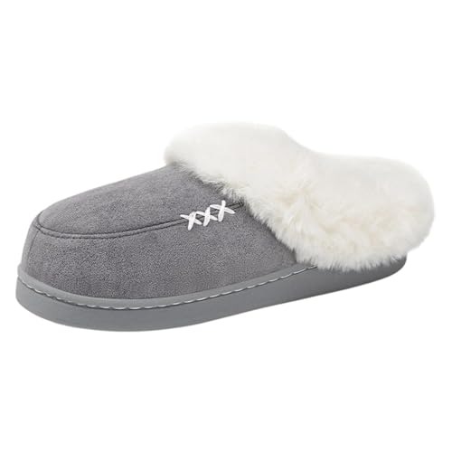 Hausschuhe Für Damen & Herren, Unisex mit Memory Foam rutschfeste Slip-On Pantoffeln Hausschlappen Hauslatschen Hauspantoffeln, Gästepantoffeln Filzhausschuhe Hausschuhe Für Damen & Herren, Unisex mit Memory Foam rutschfeste Slip-On Pantoffeln Hausschlappen Hauslatschen Hauspantoffeln, Gästepantoffeln Filzhausschuhe von Generisch