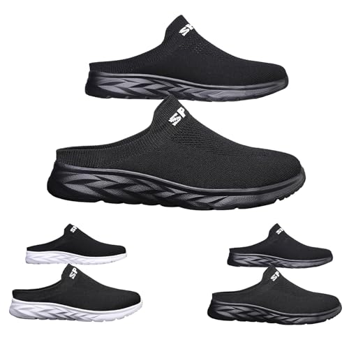 Hausschuhe Herren Damen Pantoletten Gartenschuhe Sommer Atmungsaktiv Mesh Pantoffeln Slip On Gartenschuhe rutschfest Schlupfschuhe Sabots Freizeitschuhe Hausschuhe Herren Damen Pantoletten Gartenschuhe Sommer Atmungsaktiv Mesh Pantoffeln Slip On Gartenschuhe rutschfest Schlupfschuhe Sabots Freizeitschuhe von Generisch
