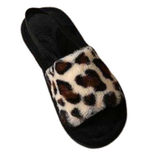 Hausschuhe Herren Damen Unisex Nicht Rutsch Slippers Weiche Bequeme Geleopert Schlappen Niedlich Gästehausschuhe Für Drinnen Und Draussen Herbst/Winter von Generisch
