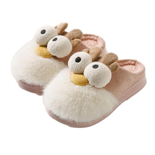 Hausschuhe Herren Filz Hausschuhe Damen Herren Plüsch Geschlossen Leicht Flauschige Filz Mit Flexiblen Obermaterial Pantoffeln Elegant Freizeit Weichen Filzhausschuhe von Generisch