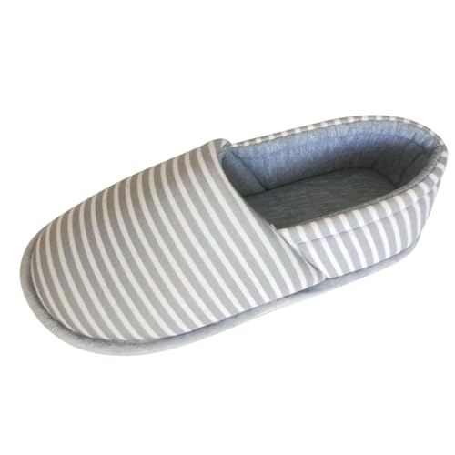 Hausschuhe Herren Geschlossen Stoff,Hausschuhe Herren Winter Warm Pantoffeln Fashion Slippers Unisex Hüttenschuhe Weichen Sohlen Hausschlappen Lässige Hauspantoffeln Weite Schlappen Slip-On von Generisch