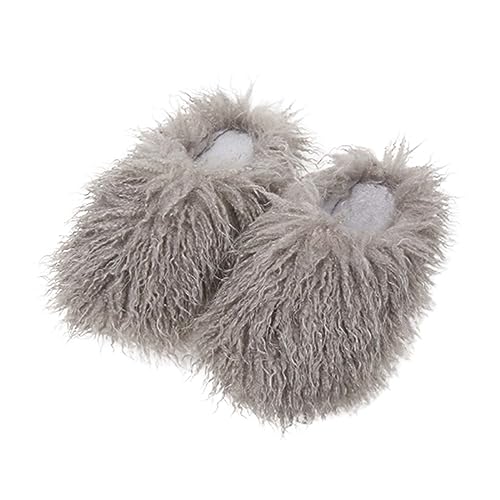 Hausschuhe Herren Plüsch,Hausschuhe Herren Winter Warm Filzpantoffeln Unisex Slippers Fashion Pantoffeln rutschfeste Gästehausschuhe Solid Winterhausschuhe Weich Bequem Schlapfen Slip-On von Generisch