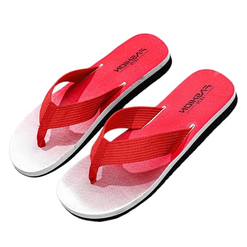 Hausschuhe Herren Sommer Leicht Pantoletten Slippers Flache Schuhe Sommerschuhe Strandsandalen Badeschuhe Freizeitschuhe Männer Wandersandale Trekkingsandalen Gartenclogs Orthopädische Schuhe von Generisch