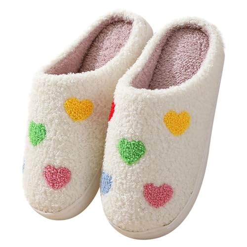 Hausschuhe Herren Winter,Hausschuhe Herren Baumwolle Filzpantoffeln Warme Slippers Mit Gefüttert Pantoffeln Stilvolle Schlapfen Lässige Hüttenschuhe Flach Gästehausschuhe Rutschfeste Hausschlappen von Generisch