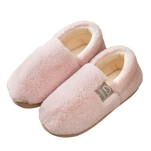 Hausschuhe Herren Winter,Hausschuhe Herren Geschlossen Gefüttert Filzpantoffeln Warme Slippers Fashion Schlapfen Weich Bequem Gästehausschuhe Unisex Hausschlappen Rutschfeste Hüttenschuhe von Generisch