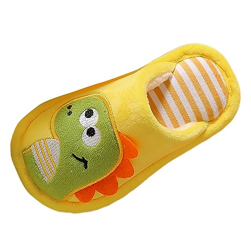 Hausschuhe Kinder Mädchen Barfussschuhe Teenager Plüsch Pantoffeln Rutschfester Innenbereich Hausschuh Atmungsaktive Lauflernschuhe Jungen Mädchen Slippers von Generisch
