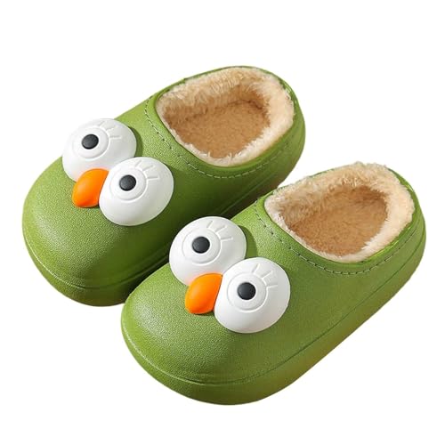Hausschuhe Kinder Pantoffeln Winter Warm Filzpantoffeln Flauschig Plüsch Bequeme Slippers Memory Foam Hüttenschuhe Pantoffel Schlappen Süßer Modische Pantoletten von Generisch