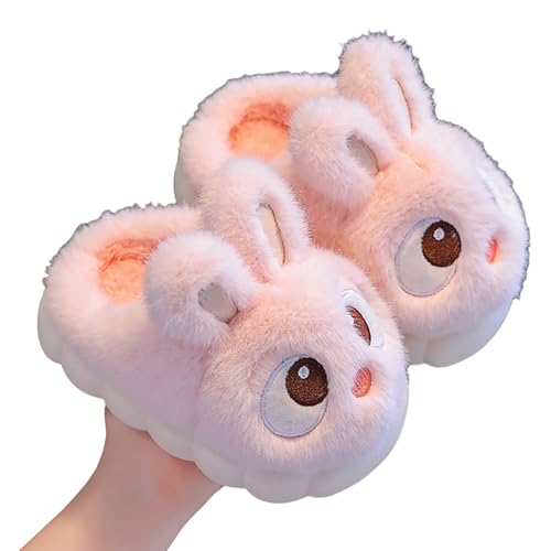 Hausschuhe Kinder Warme Gemütliche Pantoffeln mit Flauschiger Innenseite Slippers Süßer Modische Hauspantoffeln für Zuhause Kuschelige Pantoffeln Winter Hauspantoffeln von Generisch