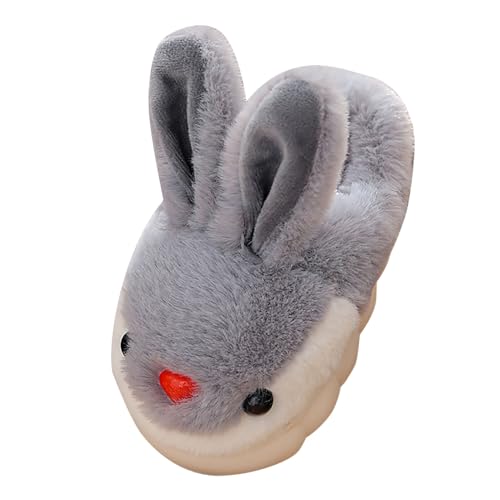 Hausschuhe Mädchen Jungen Barfussschuhe Rutschfest Pantoffeln Kindergarten Wärme Weiche Plüsch Slippers Atmungsaktive Lauflernschuhe Jungen Mädchen Slippers von Generisch