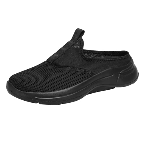 Hausschuhe für Herren Clogs Slip On Sneaker Atmungsaktiv Mesh Gartenschuhe Sabots Sommer Bequem Halbschuhe Schlupfschuhe Ohne Fersenriemen Freizeit Pantoletten Slipper Hausschuhe für Herren Clogs Slip On Sneaker Atmungsaktiv Mesh Gartenschuhe Sabots Sommer Bequem Halbschuhe Schlupfschuhe Ohne Fersenriemen Freizeit Pantoletten Slipper von Generisch