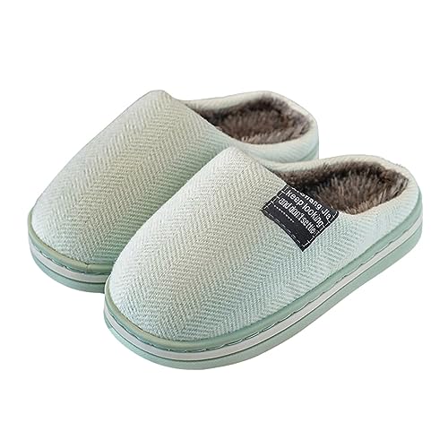 Hausschuhe für Mädchen Plüsch Kinderhausschuhe Pantoffeln Pink Katze Hausschlappen Pantoletten Winter Offen Schlappen Latschen Filz Größe Fussbettpantoffel Slippers von Generisch