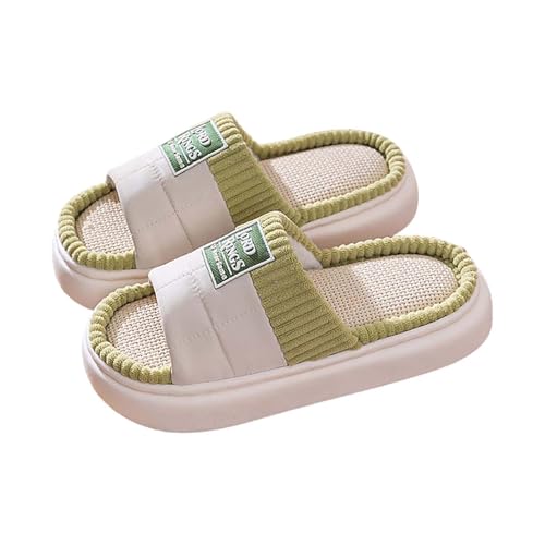 Hausschuhes Damen Pantoletten Bequem Winter Hausschuhe Damen Warm Schlappen Casual Filzpantoffeln Rutschfest Filzhausschuhe Cute Hauslatschen Flach Slippers Freizeit Winterschuhe Mode Schlappen von Generisch