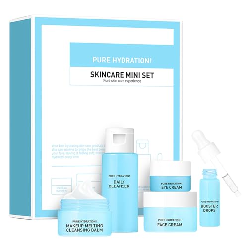 Hautpflegesets für Frauen, Gesichtscreme, Reise Moisturizer & Cleanser Set Zur Feuchtigkeitsversorgung Und Make-up Entfernung Hautpflegesets für Frauen, Gesichtscreme, Reise Moisturizer & Cleanser Set Zur Feuchtigkeitsversorgung Und Make-up Entfernung von Generisch