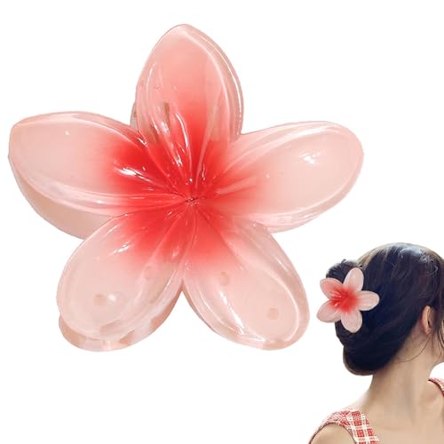 Hawaii Blumen Klammer-Haarklemmen,Hawaiianische Blumenförmige Haarklammern | Sommer Frisuren Accessoires für Mädchen Frauen Geschenk von Generisch