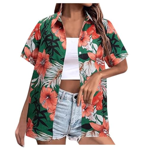 Hawaii Hemd Damen Kurzarm Hawaiihemd Sommer Hawaii Bluse Strand Funky Hawaiibluse Fronttasche Party Hawaii Hemden Frauen Hawaii Outfit Damen Hawaii-Print Casual Hemdbluse Shirt Tops Hawaii Outfit Hawaii Hemd Damen Kurzarm Hawaiihemd Sommer Hawaii Bluse Strand Funky Hawaiibluse Fronttasche Party Hawaii Hemden Frauen Hawaii Outfit Damen Hawaii-Print Casual Hemdbluse Shirt Tops Hawaii Outfit von Generisch
