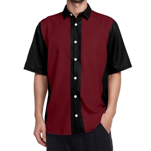 Hawaii Shirt Herren Sommer Freizeithemden Lässig Button Down Sommerhemde Freizeit Hemd Locker Kurzarmshirt Große Freizeithemd Leichtes Strandhemd Casual Regular Fit Sommer Standhemd Hawaii Shirt Herren Sommer Freizeithemden Lässig Button Down Sommerhemde Freizeit Hemd Locker Kurzarmshirt Große Freizeithemd Leichtes Strandhemd Casual Regular Fit Sommer Standhemd von Generisch
