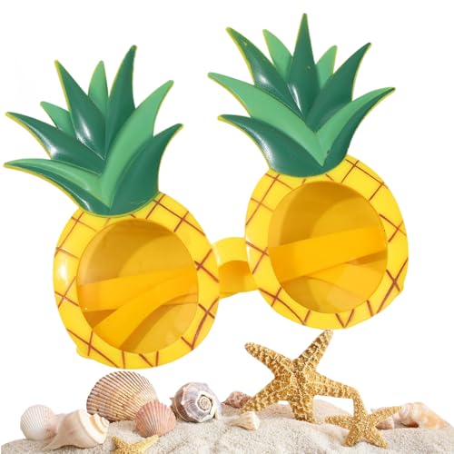 Hawaii Sonnenbrille | Modische Tropen Sonnenbrille - Lustige Ananas Sonnenbrillen Für Kinder Und Erwachsene Sommer Pool Reise Und Foto Requisite Hawaii Sonnenbrille | Modische Tropen Sonnenbrille - Lustige Ananas Sonnenbrillen Für Kinder Und Erwachsene Sommer Pool Reise Und Foto Requisite von Generisch