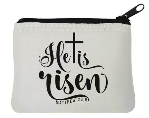 He is Risen Matthew Neopren-Geldbörse, 12 x 9 cm, Weiß He is Risen Matthew Neopren-Geldbörse, 12 x 9 cm, Weiß von Generisch