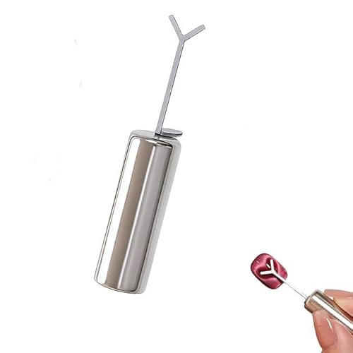 Heart Cat Eye Magnet for Nails,Heart Magnet for Cat Eye Gel Polish,Flexible Diy Nail Magnet Cat Eye Tool with Y-Shaped Guide, Professional Nail Magnet Sticks, DIY Manicure Kit (1 pcs) von Generisch