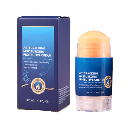 Heel Balm, Cracked Heel Repair Cream, 3.07x1.5in Fast-Absorption Moisturizer, Repairs Care Roller, Dry Skin Softener for Women Hands, Feet, and Body, Hydrating Relief Use von Generisch