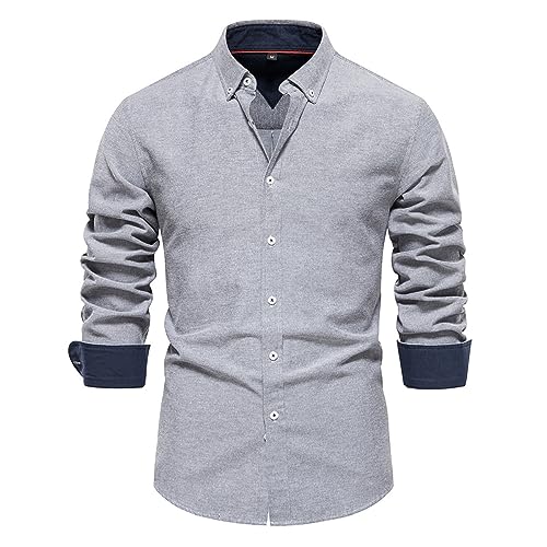 Hemd Herren Langarm Herbsthemd Regular Businesshemd Herren Freizeithemd Regular Fit Men Shirts Freizeithemd 2025 Hemd Herren Langarm Herbsthemd Regular Businesshemd Herren Freizeithemd Regular Fit Men Shirts Freizeithemd 2025 von Generisch