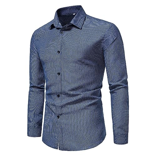 Hemd Herren weiß Langarm Business Hemd Herren Summer Shirt Men Jeans Hemd Hemd Herren Kurzarm kariert leinenhemd Slim fit Herren Hemd Herren blau Hemd kariert Hemd Herren Kurzarm weiß Slim fit von Generisch