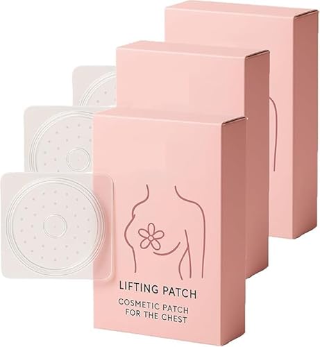Herbionyx Lifting Patch, Breast Enhancement Patches for Firming & Lifting, Lifting Patches,Collagen & Keratopeptide Protein Bust Enlargement Mask Lifting Patchess (3 Box) von Generisch