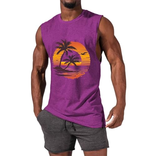 Herren Ärmellos Muskelshirt Fitness Sport Tank Top Unterhemd Gym T Shirts Tasche Weste Trägershirts Für Männer Lauf Tank Top Herren Geschenk Zum Geburtstag/jubiläum/Schulanfang von Generisch