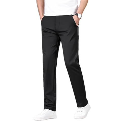Herren-Anzughose, gerade, Business, Freizeit, formelle Hose, Schwarz , 48 Herren-Anzughose, gerade, Business, Freizeit, formelle Hose, Schwarz , 48 von Generisch