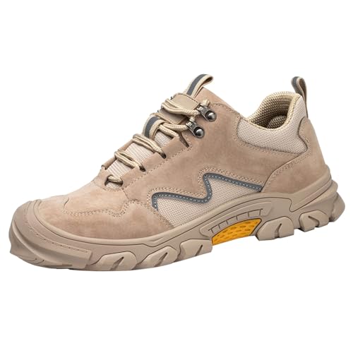 Herren Arbeitsschuhe Sicherheitsschuhe Mit Stahlkappen Anti-Smashing Stahlkappenschuhe Atmungsaktiv MäNner Schutzschuhe Rutschfeste Traillaufschuhe Wildleder StraßEnlaufschuhe Outdoor Wanderschuhe Herren Arbeitsschuhe Sicherheitsschuhe Mit Stahlkappen Anti-Smashing Stahlkappenschuhe Atmungsaktiv MäNner Schutzschuhe Rutschfeste Traillaufschuhe Wildleder StraßEnlaufschuhe Outdoor Wanderschuhe von Generisch