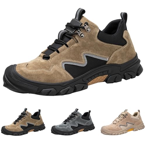 Herren Arbeitsschuhe Sicherheitsschuhe Mit Stahlkappen Anti-Smashing Stahlkappenschuhe Atmungsaktiv MäNner Schutzschuhe Rutschfeste Traillaufschuhe Wildleder StraßEnlaufschuhe Outdoor Wanderschuhe Herren Arbeitsschuhe Sicherheitsschuhe Mit Stahlkappen Anti-Smashing Stahlkappenschuhe Atmungsaktiv MäNner Schutzschuhe Rutschfeste Traillaufschuhe Wildleder StraßEnlaufschuhe Outdoor Wanderschuhe von Generisch