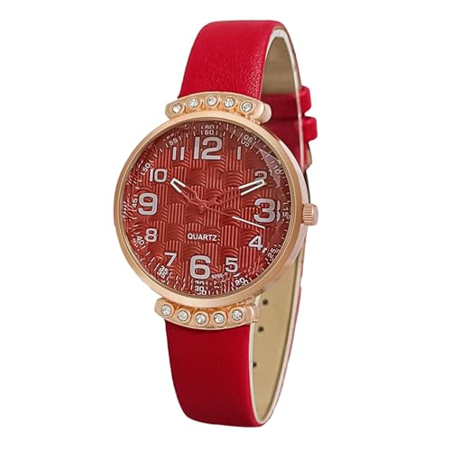 Herren Armband Uhren Modische Damenuhr Wunderschöne und kompakte Damenuhr Lässige und einfache Elegante Damenuhr Analog Quarz Armbanduhr mit Edelstahlarmband (A, One Size) von Generisch