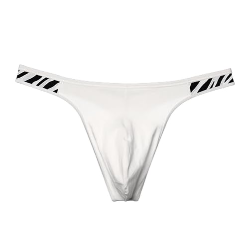 Herren Badehose Badetanga Badestring T Back Swim Thong Bottom FüR Sommer Schwimmen Niedrige Taille UnterwäSche Atmungsaktive Unterhosen Trunks String Triangle Shorts Mit Bulge Pouch Retroshorts von Generisch