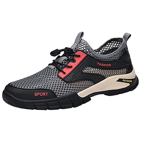 Herren Barfussschuhe,Sommer Strandschuhe Herren Mesh Segelschuhe Wasserschuhe Barfusslaufschuhe Sommer Zehenschuhe Wassersport Outdoor Schuhe Schnell Trocknend Wanderschuhe Atmungsaktive Watschuhe Herren Barfussschuhe,Sommer Strandschuhe Herren Mesh Segelschuhe Wasserschuhe Barfusslaufschuhe Sommer Zehenschuhe Wassersport Outdoor Schuhe Schnell Trocknend Wanderschuhe Atmungsaktive Watschuhe von Generisch