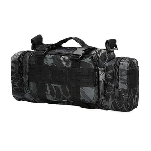 Herren Bauchtasche - Outdoor Reise Umhängetaschen | Umwandelbare wasserdichte Gürtel- Und Schultertasche Für Training Radfahren Reisen Schwimmen Fitnessstudio Festival von Generisch