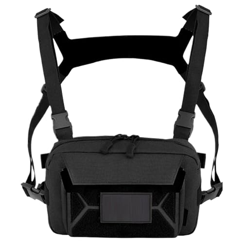 Herren Brusttasche, Sport-Weste Mit Stauraum, Multifunktionale Trinkflaschen-Weste Für Jagen Skifahren Reisen Sport Campen Radfahren Herren Brusttasche, Sport-Weste Mit Stauraum, Multifunktionale Trinkflaschen-Weste Für Jagen Skifahren Reisen Sport Campen Radfahren von Generisch