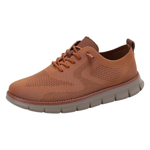 Herren Business-Freizeitschuhe, Oxfords, Schnürschuh, leicht, bequem, Netzstoff, Sneaker, Business-Schuhe mit Fußgewölbeunterstützung, Herren-Schlupfschuhe, gold, 42 EU Herren Business-Freizeitschuhe, Oxfords, Schnürschuh, leicht, bequem, Netzstoff, Sneaker, Business-Schuhe mit Fußgewölbeunterstützung, Herren-Schlupfschuhe, gold, 42 EU von Generisch
