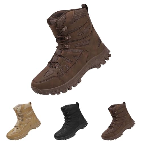 Herren Damen Schneestiefel Winterstiefel Warme GefüTtert Winterschuhe Rutschfest Wasserdicht Leichte Stiefel Leicht Wanderstiefel Rutschfeste Combatschuhe Sicherheitsschuhe Hiking Boots von Generisch