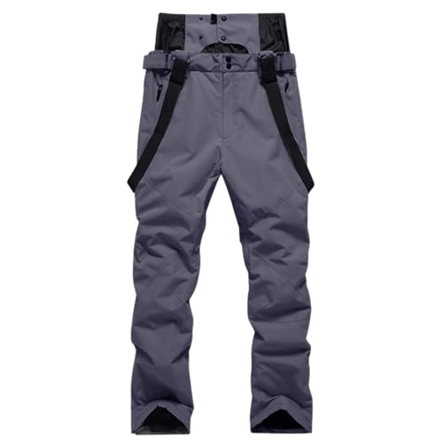 Herren Damen Snowboardhose Winddicht Wasserdicht Schneehose Gefüttert Warm Mit Verstellbarer Träger Skihose Schneehose Outdoorhose Softshellhose Winter von Generisch