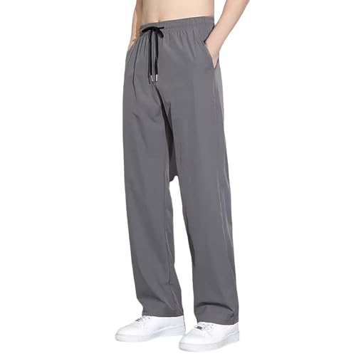 Herren Freizeithose, Schlupfhose Schlupfjeans Cargohose Herren Stretch Gerade Hose Relaxed Cut Weite Beine Hose Große Größen Freizeithose Casual Jogginghose Mit Kordelzug Sweatpants von Generisch