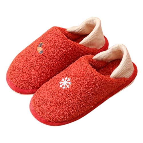 Herren Hausschuhe Geschlossen Schmal Filzschuhe Herren Mit Filzsohle Winterhausschuhe Warm Gefüttert Baumwollschuhe Flauschig Hauspantoffeln Kuschelig Filzpantoffel Plüsch Kuschelhausschuhe Thermo von Generisch