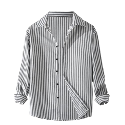 Herren Hemd Kariertes Freizeithemd Normale Passform Lange Ärmel Herren Kariert Langarm Casual Button Down Freizeithemd üBergrößEn Herren Hemd Langarm Herren Sommer Schwarz GrüNes Langarmshirt Herren von Generisch